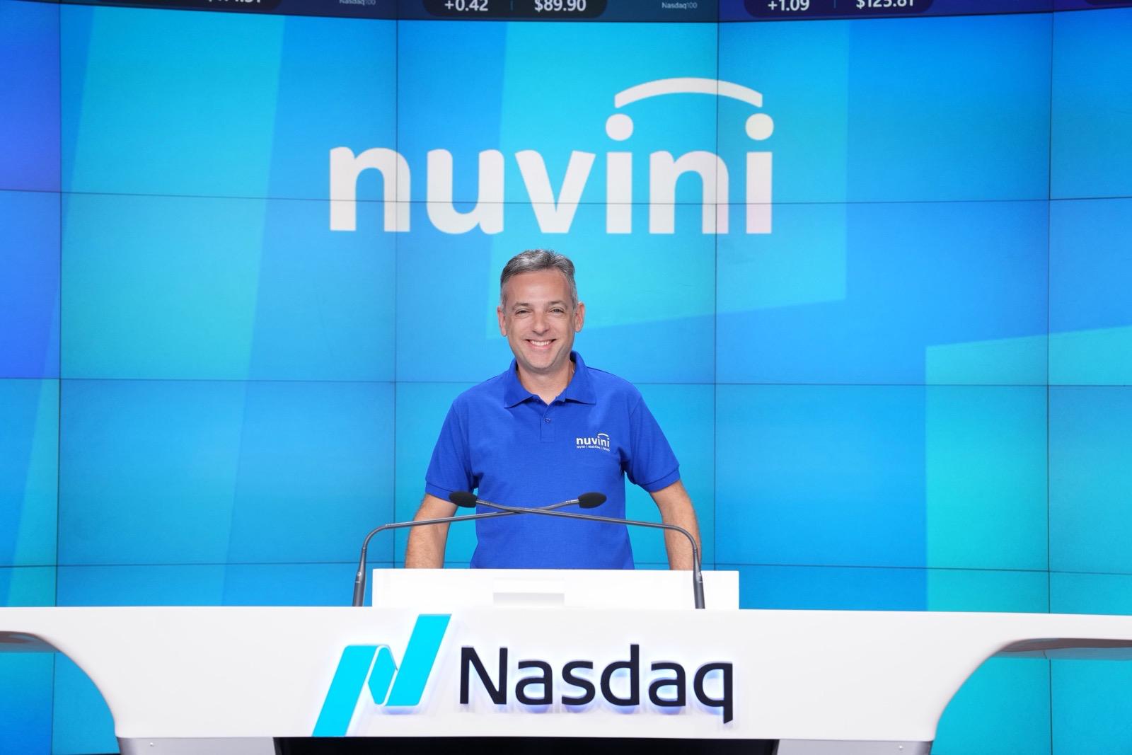 Diego Carmona no IPO da Nuvini na Nasdaq