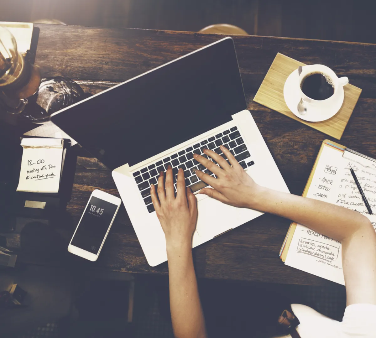 Tire as suas ideias do papel